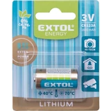 Kép 2/2 - Extol Energy CR123A fotóelem, Li-ion, 3V, 1600mAh
