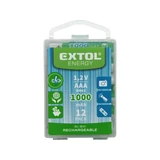 Kép 2/2 - Extol NiMh akku, AAA (HR03), 1.2V, 1000mAh, 12db