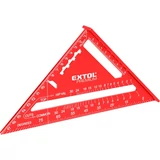 Kép 1/2 - Extol ALU asztalos derékszög, lézer gravírozott 180mm