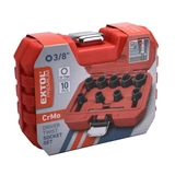 Kép 3/3 - Extol csavarkiszedő készlet, CrMo, 10-19mm, 10 részes