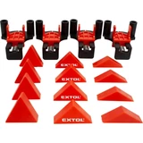 Kép 2/4 - Extol derékszög szorító csipesz készlet, 5-22mm, 4db
