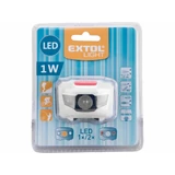 Kép 2/2 - Extol LED fejlámpa, 40 Lumen, 4 funkciós