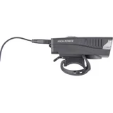 Kép 3/5 - Extol Light biciklis, akkus elülső LED lámpa duda funkcióval, USB, fehér, 5W, 350lm