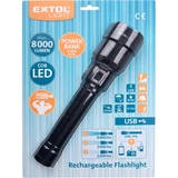 Kép 6/6 - Extol Light akkus COB LED lámpa, többfunkciós, 60W, 8000lm