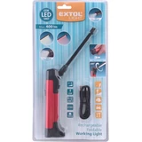 Kép 11/11 - Extol Light akkus COB+SMD LED munkalámpa, USB, 400lm