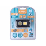 Kép 5/5 - Extol Light LED fejlámpa, tölthető akkuval+AAA elemmel