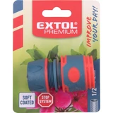 Kép 2/2 - Extol Premium gyorscsatlakozó, stoppos, 1/2"