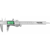 Kép 1/3 - Extol Premium digitális tolómérő, mélységmérővel, világítással, 0-150mm