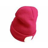 Kép 2/3 - Extol kötött sapka, kivehető LED homloklámpával, pink