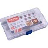 Kép 7/7 - Extol mini száras csiszoló készlet, radiális sörték, 3mm, 52db