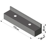 Kép 4/5 - Extol műanyag védőpofa satuhoz, 113mm, 2db