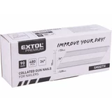 Kép 2/2 - Extol Szeg fejjel a 8865042 tűzőgéphez, borda nélkül, 480db