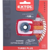 Kép 2/2 - Extol Premium Turbo Plus gyémánt vágótárcsa sarokcsiszolóhoz, 125mm