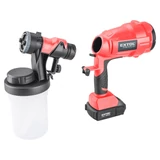 Kép 11/13 - Extol Share20V akkus festékszóró gép, Li-ion, 700ml/perc (akku és töltő nélkül)