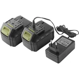 Kép 4/5 - Extol akkus fúró csavarozó, 18V, Li-ion, 2db 1500 mAh akkuval