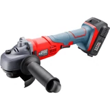 Kép 1/7 - Extol akkus sarokcsiszoló, 20V, 1db 2000mAh-ás akkuval, töltővel