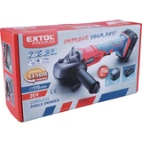 Kép 7/7 - Extol akkus sarokcsiszoló, 20V, 1db 2000mAh-ás akkuval, töltővel