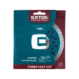 Kép 2/3 - Extol ipari Turbo gyémántvágó korong, 125x22.2mm száraz/vizes vágásra