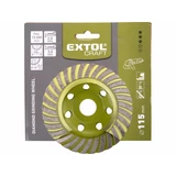 Kép 3/3 - Extol Gyémántcsiszoló korong, egysoros 115mmx22.2mm
