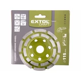 Kép 3/3 - Extol Gyémántcsiszoló korong, kétsoros 115mmx22.2mm