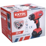 Kép 12/12 - Extol Share20V akkus hőlégfúvó, 20V (1db 2Ah akkuval és töltővel)