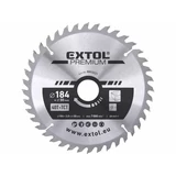 Kép 1/2 - Extol körfűrészlap, keményfémlapkás, 30x184mm T40