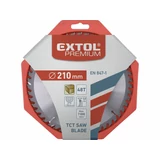 Kép 2/2 - Extol körfűrészlap, keményfémlapkás, 25.4x210mm T48