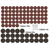 Kép 2/6 - Extol Craft mini köszörű vágókorong készlet 100db