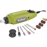 Kép 1/5 - Extol mini köszörű és fúrógép + tartozékok, 12V, 12.000 ford/perc
