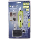 Kép 5/5 - Extol mini köszörű és fúrógép + tartozékok, 12V, 12.000 ford/perc