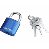 Kép 1/2 - Extol lakat 3 kulccsal, vas, dobozban, 25mm