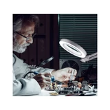 Kép 7/7 - Extol asztali nagyító LED lámpa, 5x nagyítás, 7W, 2400Lm