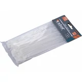 Kép 1/2 - Extol kábelkötegelő, fehér nylon 3.6x140mm 100db