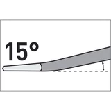 Kép 2/3 - Extol SDS Plus betonvéső lapos, hajlított, 60x250mm