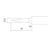 Kép 2/3 - Fahrenheit pákahegy 28003-hoz, 3mm, 2db
