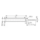 Kép 2/2 - Fahrenheit pákahegy 28011-hez, 3mm, 2db
