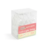 Kép 2/2 - Family Christmas LED fényfüzér, csengettyű, melegfehér, 2.3m 