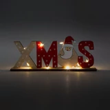 Kép 1/2 - Family Christmas LED karácsonyi polcdísz, mikulásos, 21x4x8.5cm
