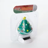 Kép 2/2 - Family Christmas szolár dekoráció, fenyőfa, 10cm