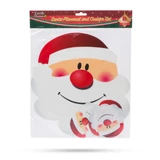 Kép 3/3 - Family Christmas tányér- és poháralátét, Mikulás fej, 8db