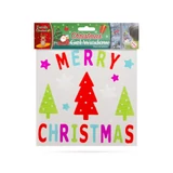 Kép 2/12 - Family Christmas karácsonyi zselés ablakdekor szett, 15x15cm