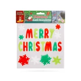 Kép 4/12 - Family Christmas karácsonyi zselés ablakdekor szett, 15x15cm