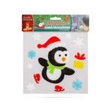 Kép 6/12 - Family Christmas karácsonyi zselés ablakdekor szett, 15x15cm