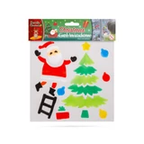 Kép 7/12 - Family Christmas karácsonyi zselés ablakdekor szett, 15x15cm