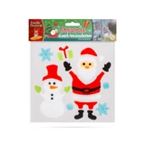 Kép 10/12 - Family Christmas karácsonyi zselés ablakdekor szett, 15x15cm