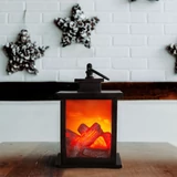 Kép 2/3 - Family Decor LED dekor kandalló, 3xAA, 18.5cm
