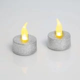 Kép 2/2 - Family Decor LED teamécses, ezüst, 2db