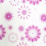 Kép 3/3 - Family zuhanyfüggöny, virág mintás, 180x180cm