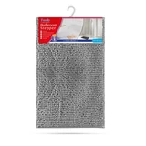 Kép 3/3 - Family hosszúszálú fürdőszobai kilépőszőnyeg, 60x40cm, szürke