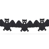 Kép 1/4 - Family Halloween papír girland, 3m, denevér